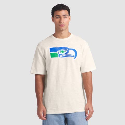 Men's Fanatics  Cream Seattle Seahawks Slub T-Shirt
