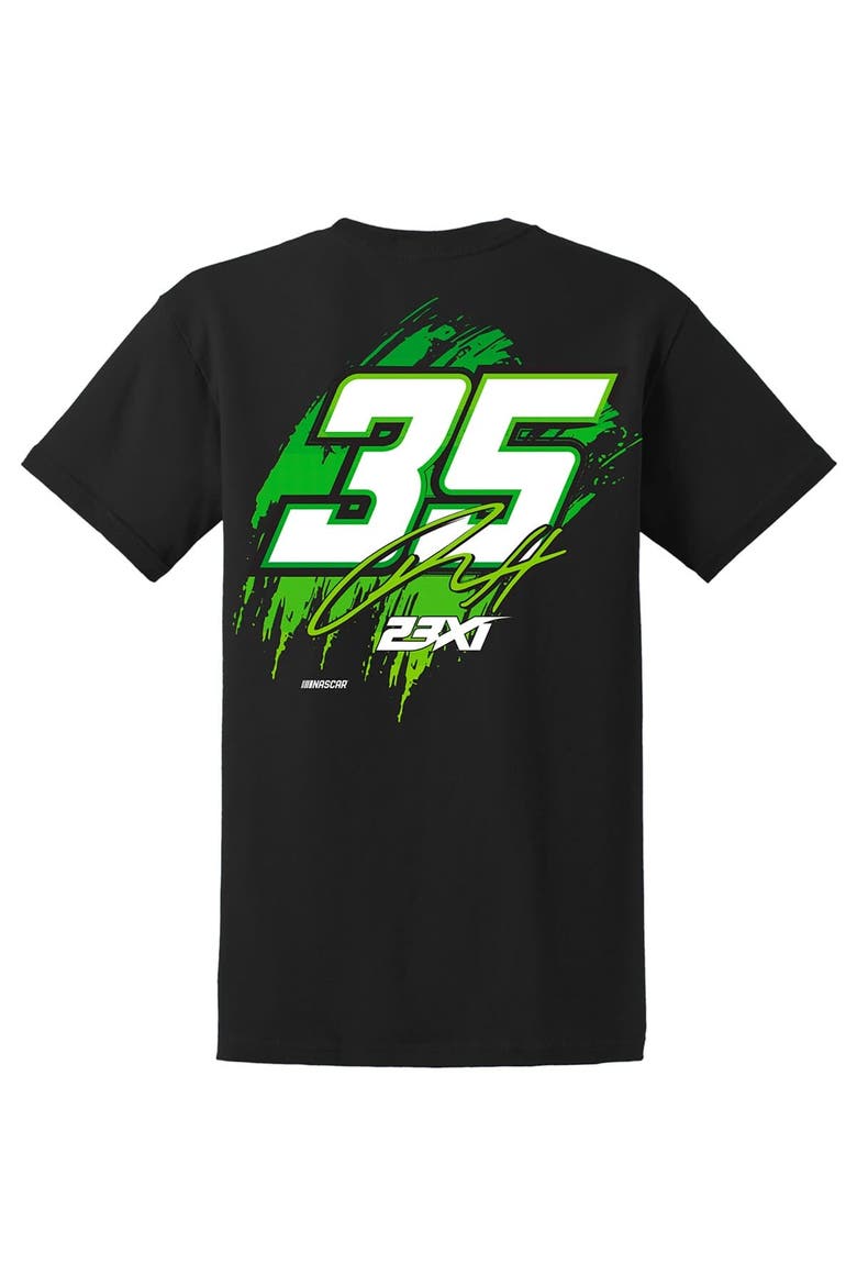 Men's 23XI Racing Black Riley Herbst Monster Energy Car T-Shirt, Alternate, color, Black