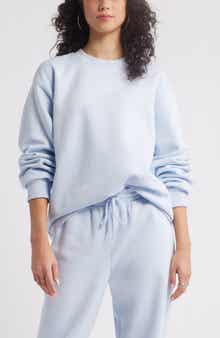 BP. Fleece Detail Oversize Crewneck Sweatshirt