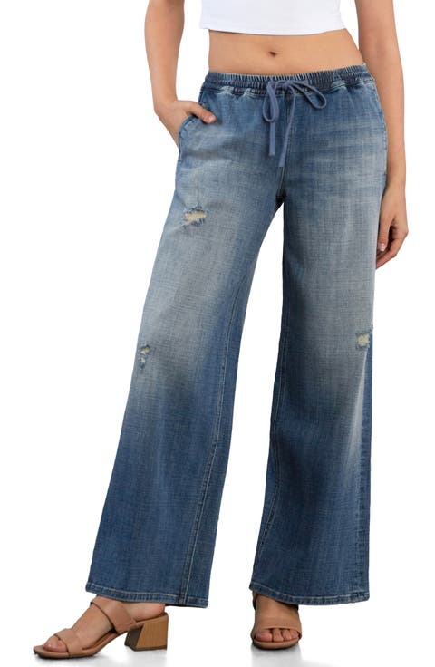 Knotty Drawstring Jeans