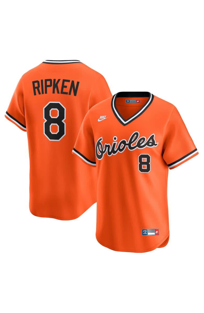 Nike Men's Nike Cal Ripken Sr. Orange Baltimore Orioles Throwback Cooperstown Collection Limited Jersey, Main, color, Orange