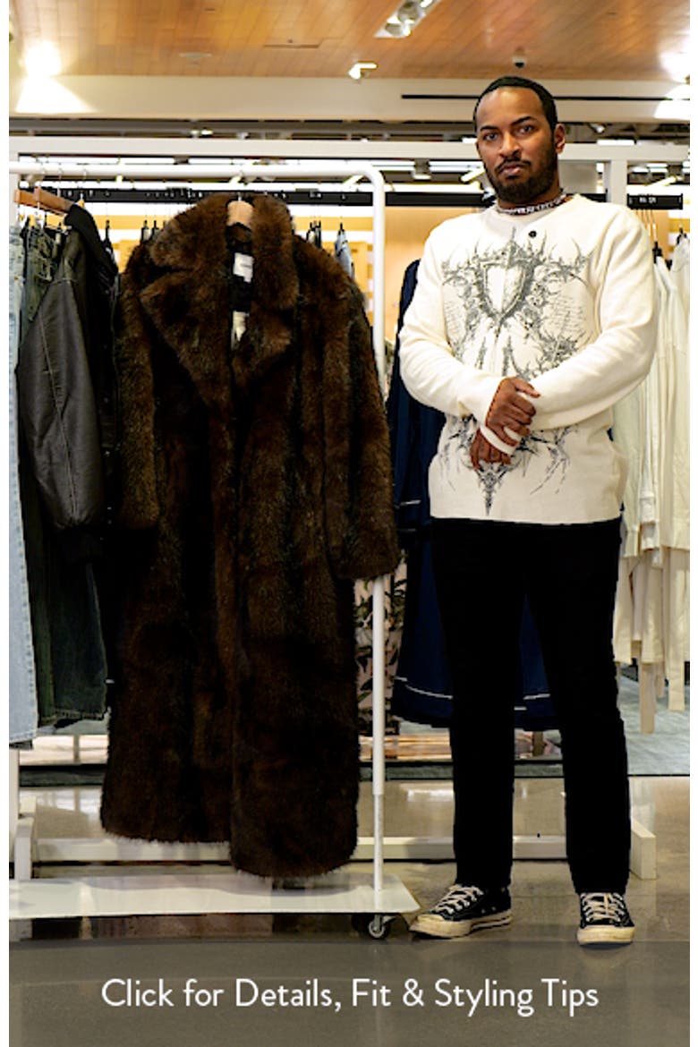 Gabrielle Faux Fur Maxi Coat video
