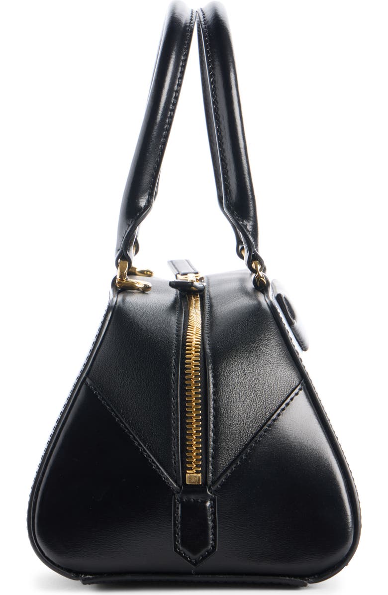 Givenchy Mini Antigona Leather East/West Satchel, Alternate, color, 001-Black