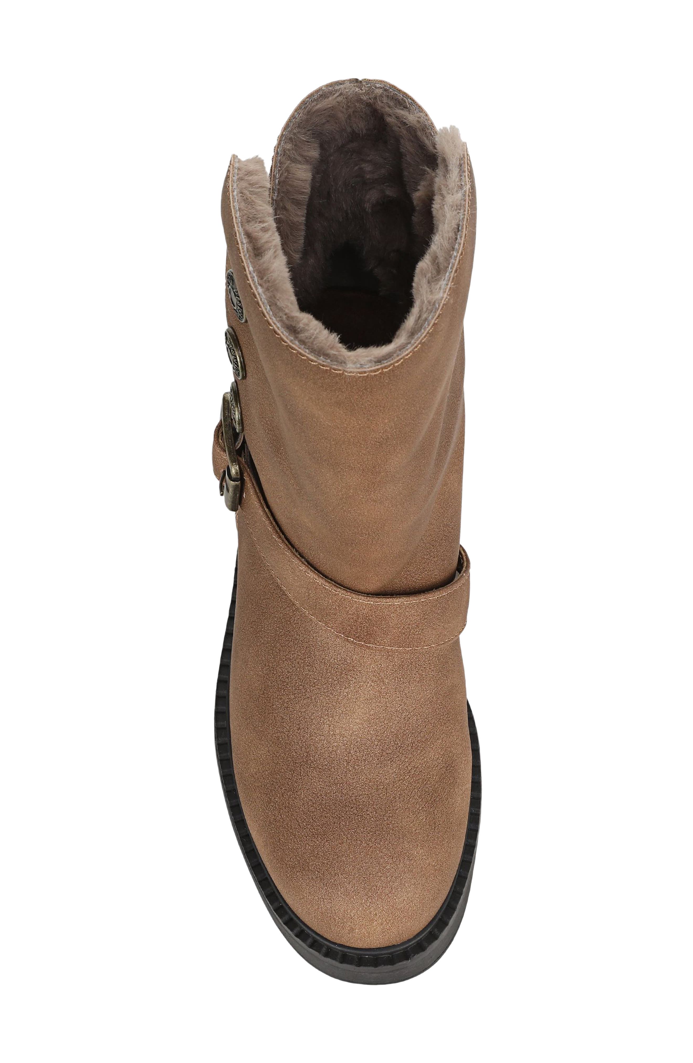 Venice Cozy Faux Fur Lined Boot, Alternate, color, TAN FAUX LEATHER