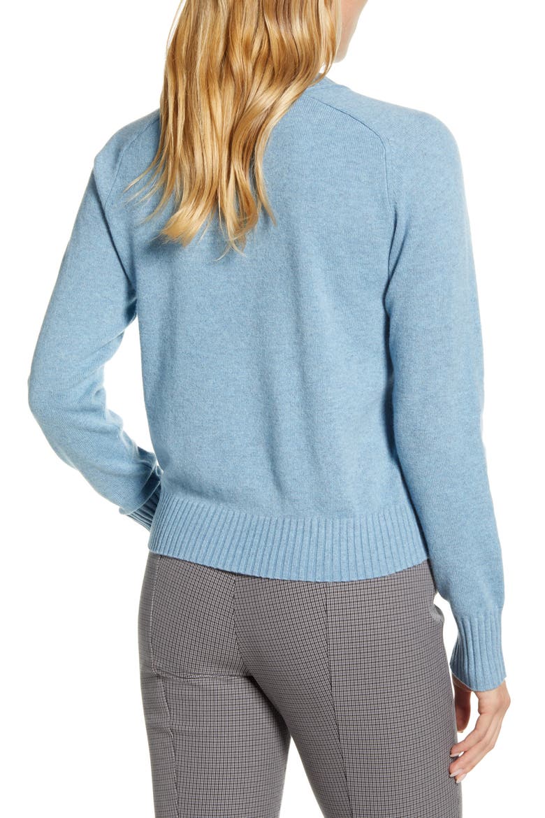The ReCashmere Vintage Crew Sweater, Alternate, color, HEATHER AQUA