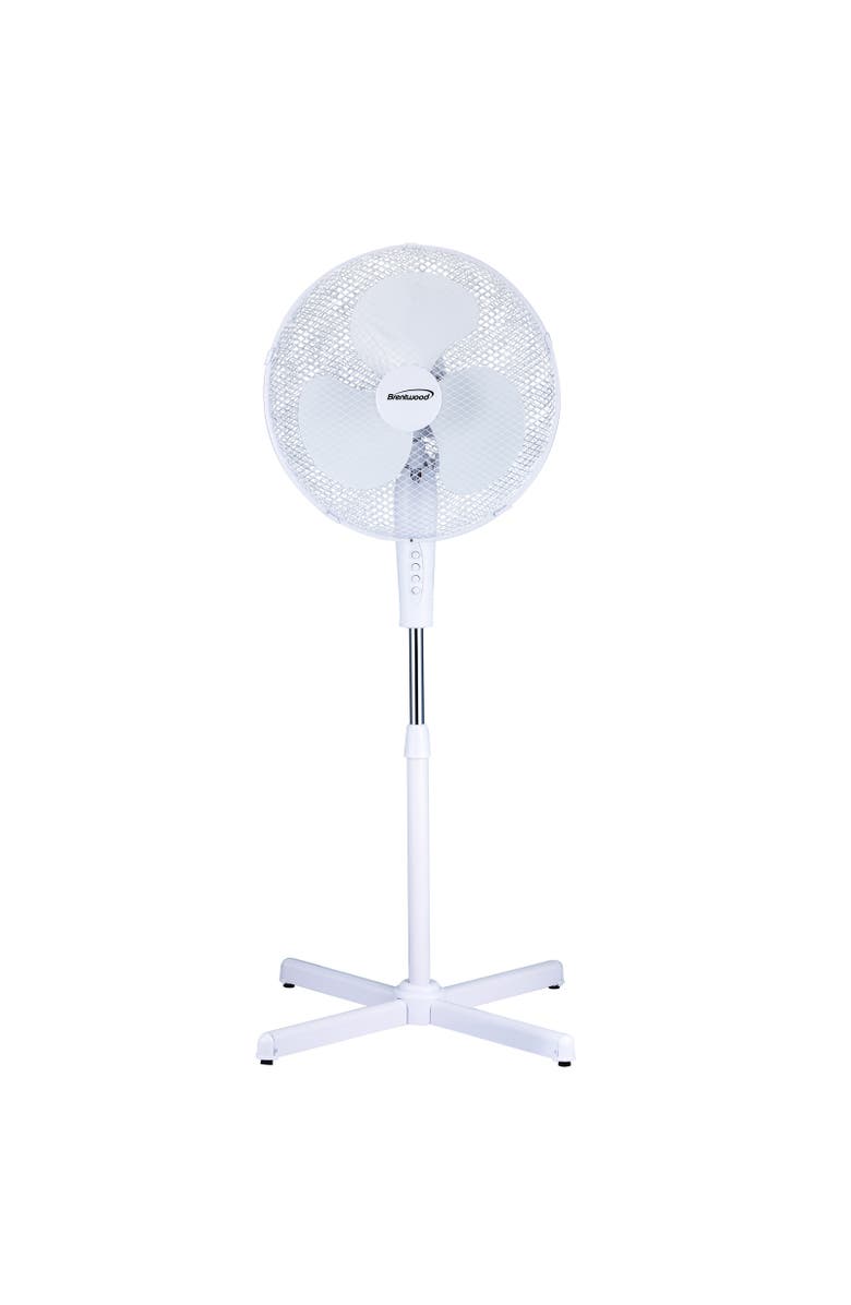 Kool Zone 16 Inch Oscillating Fan, Main, color, White