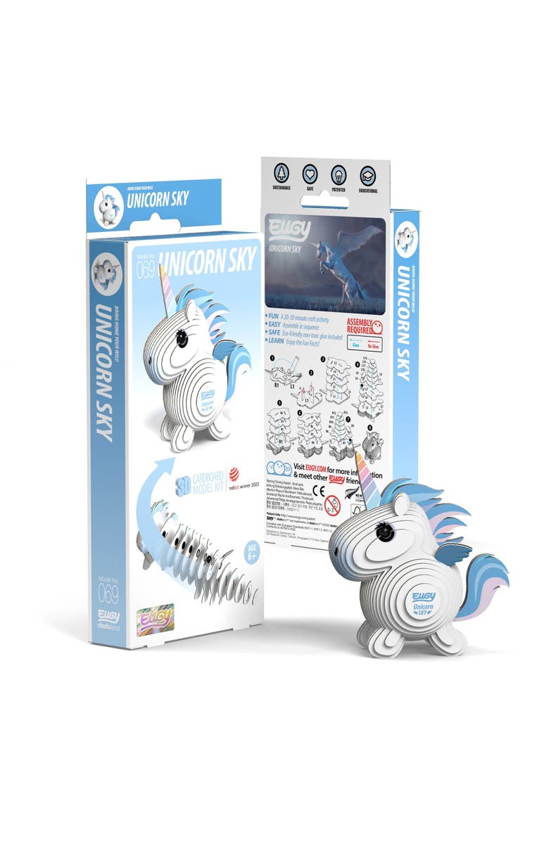 Eugy Puzzles Unicorn Sky 3D Puzzle, Main, color, NO COLOR