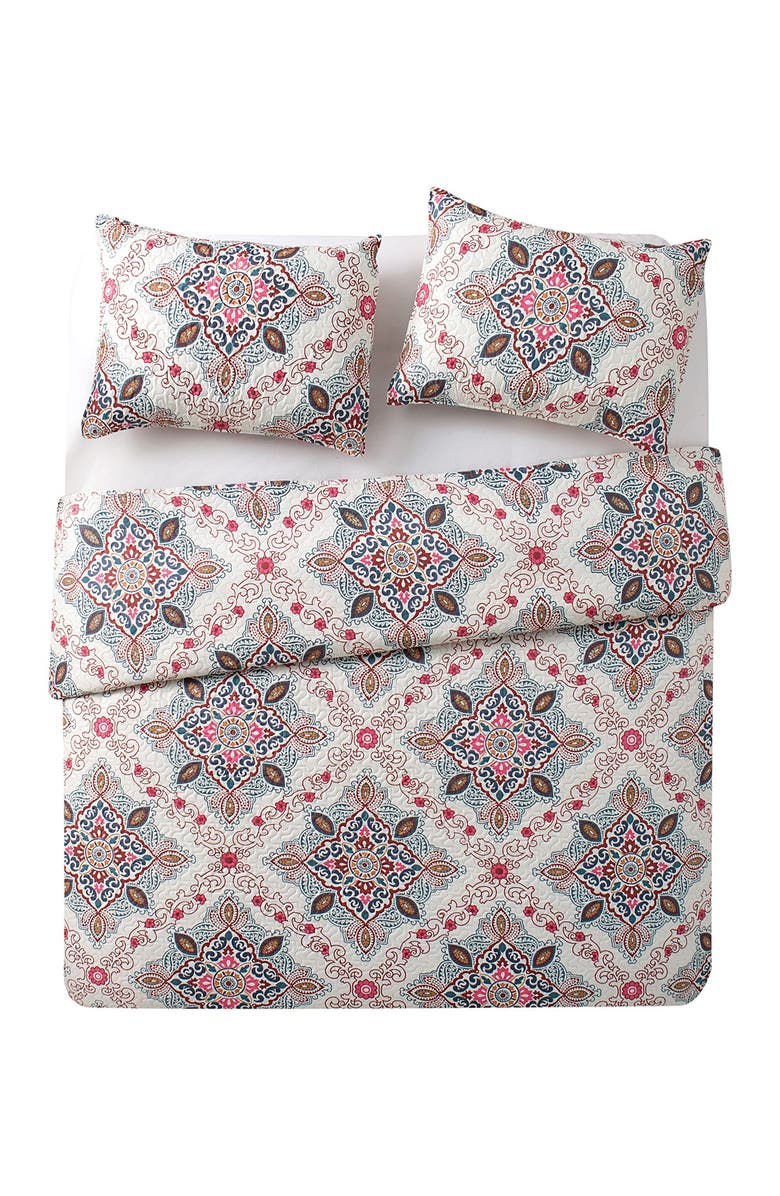 VCNY HOME Wyndham Medallion Quilt Set - King, Alternate, color, Multi