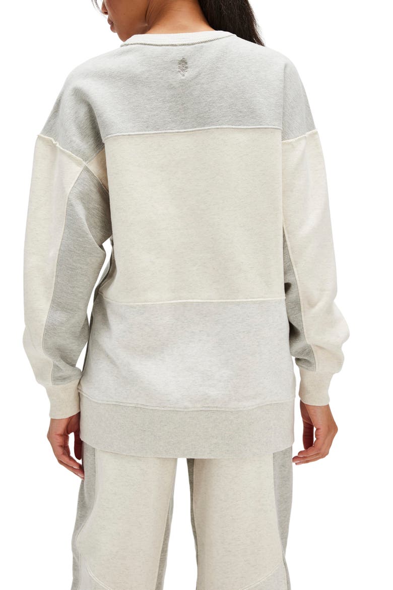 Making It High-Low Sweatshirt, Alternate, color, HEATHER GREY COMBO