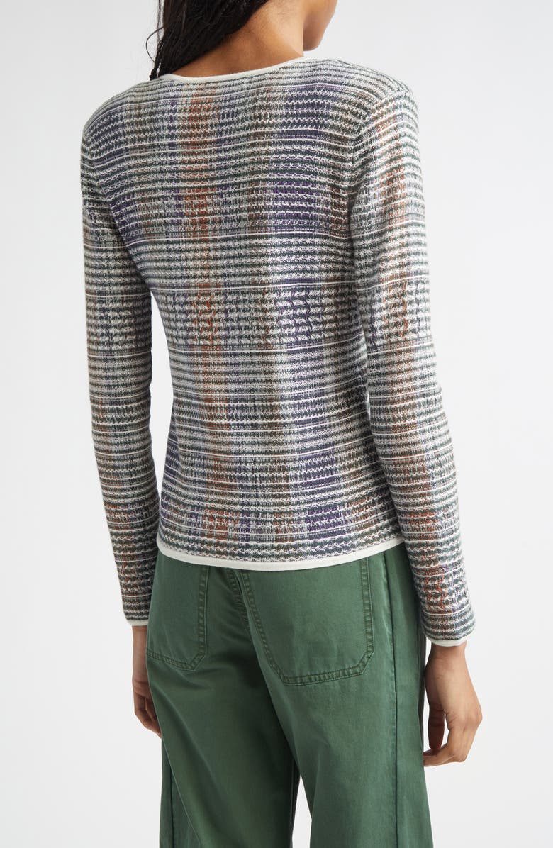 Veronica Beard Nadialine Knit Jacket, Alternate, color, Dark Hunter Green Multi