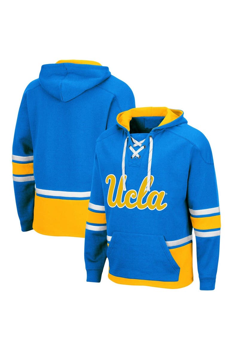 Men's Colosseum Blue UCLA Bruins Lace Up 3.0 Pullover Hoodie, Main, color, Blue