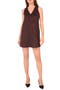 Sleeveless Faux Suede Tank Dress