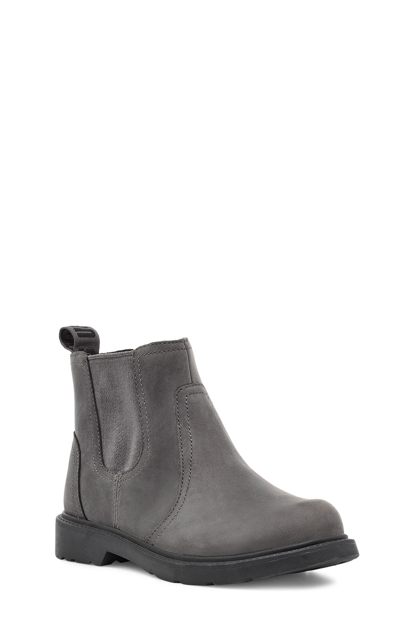 Bolden Waterproof Chelsea Boot, Main, color, DARK GREY