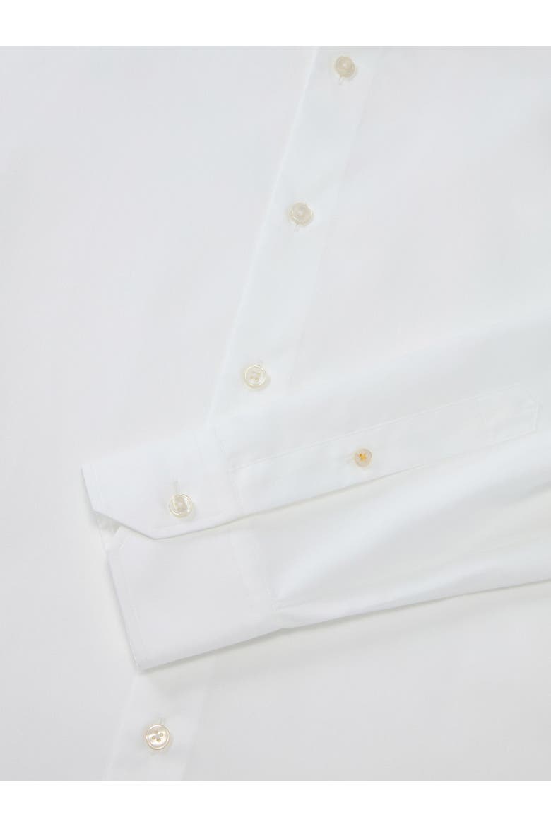 Reynolds Twill Contemporary Fit Shirt, Alternate, color, White