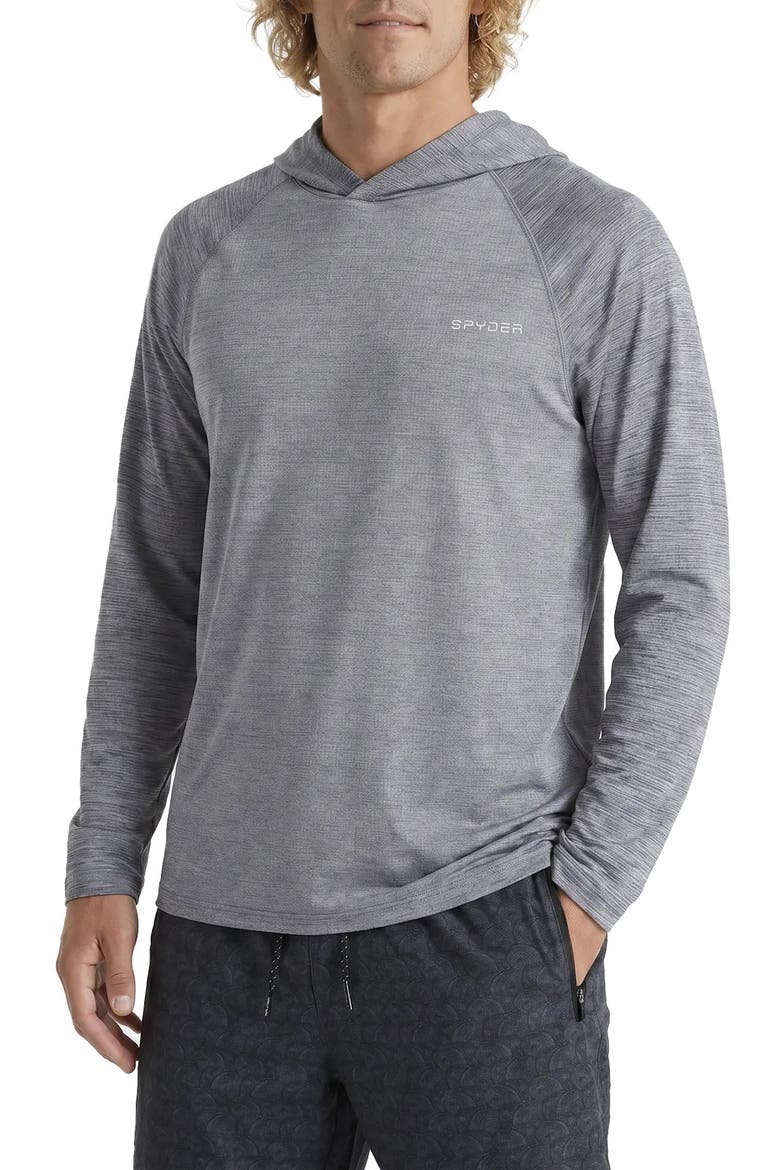 Raglan Sleeve Hooded Rashguard, Alternate, color, ALLOY