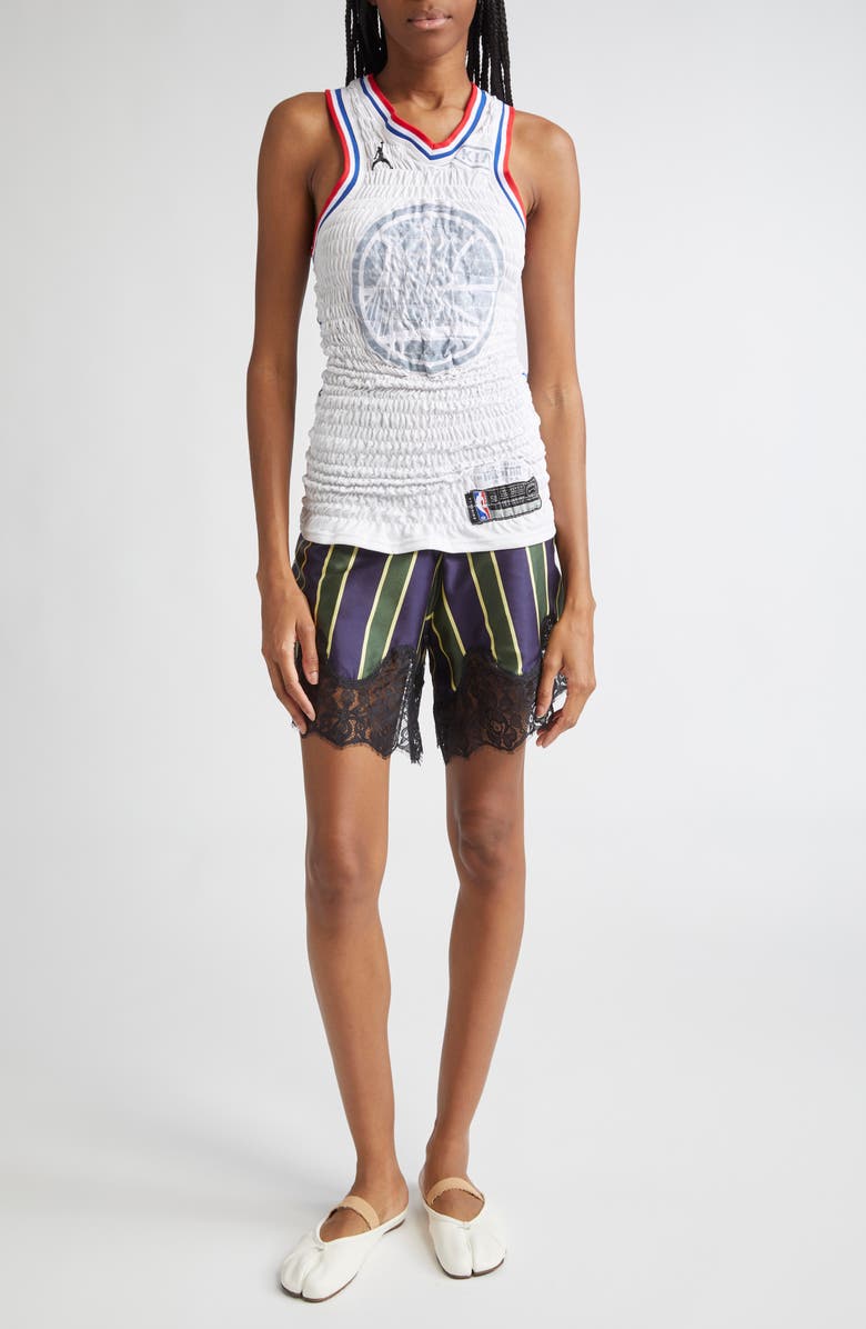 CONNER IVES The Lace Football Shorts, Alternate, color, 