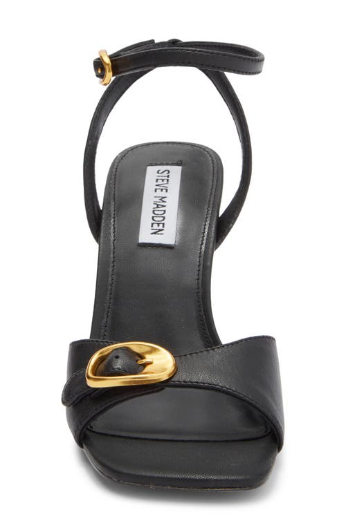 Steve Madden Lilliana Ankle Strap Sandal In Black