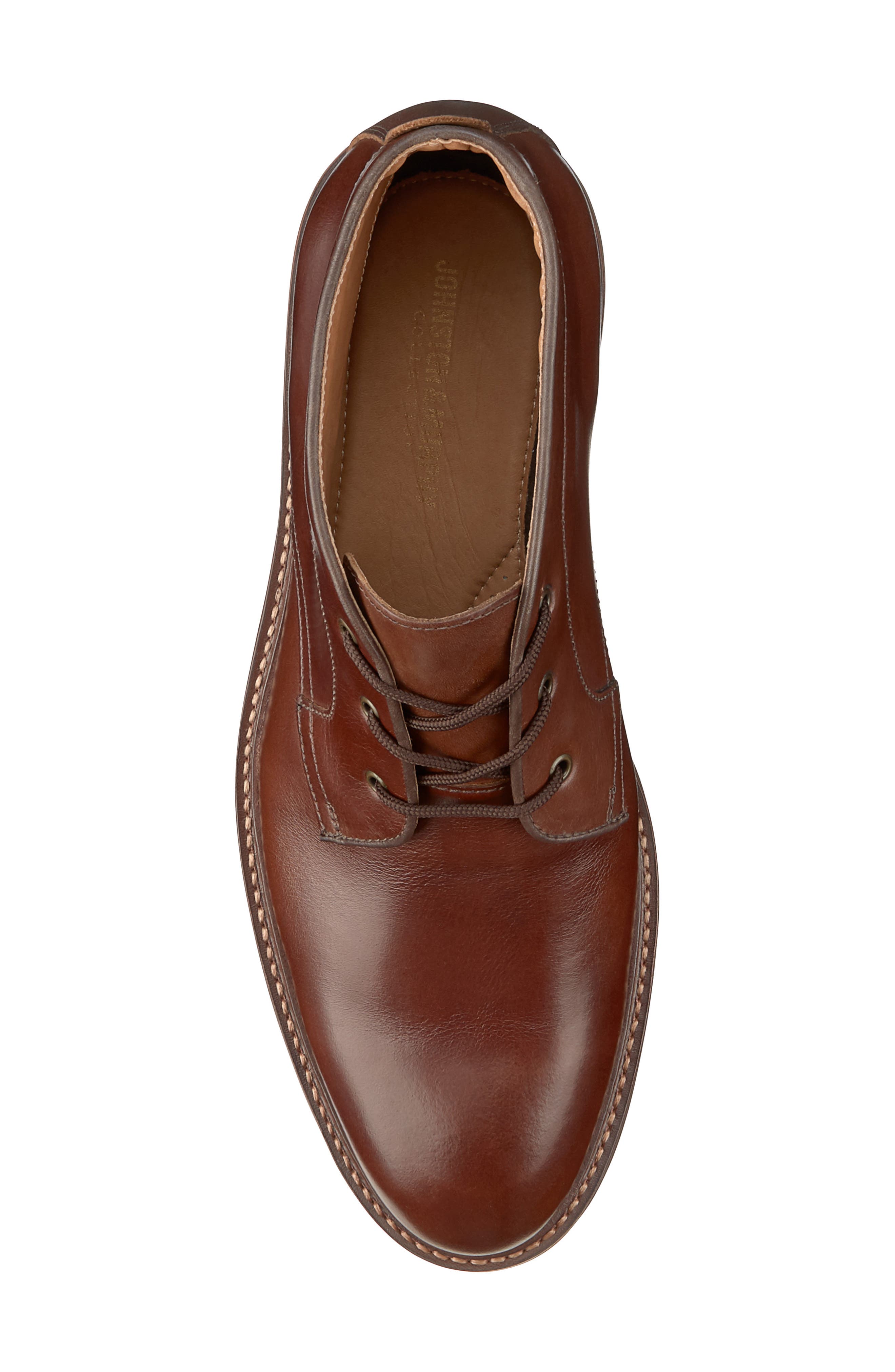 JOHNSTON & MURPHY COLLECTION Welch Chukka Boot, Alternate, color, Brandy American Full Grain