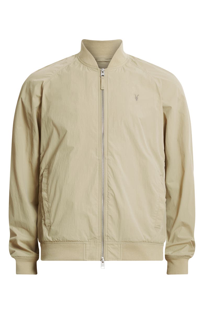 AllSaints Waylan Nylon Bomber Jacket, Alternate, color, 