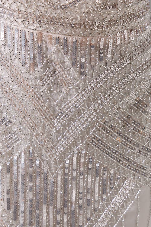 Coast Deco Embellished Cami Maxi Dress In White