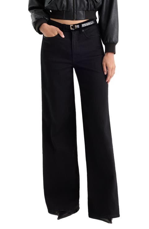 Good Waist High Waist Palazzo Wide Leg Jeans