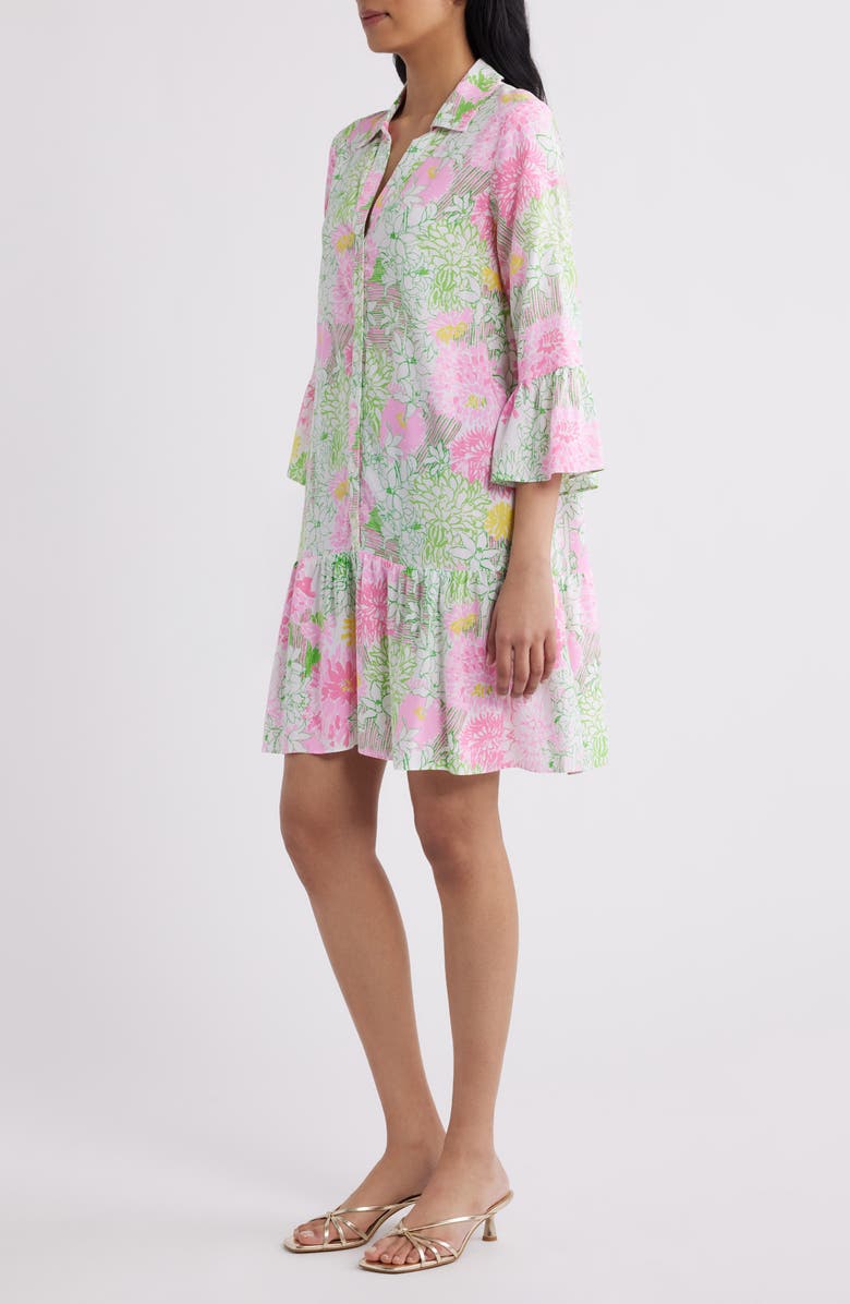 Lilly Pulitzer<sup>®</sup> Rayanna Floral Print Tunic Dress, Alternate, color, Resort White Mum Patch