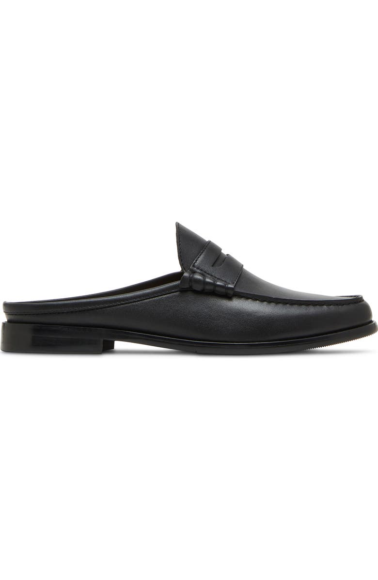 Steve Madden Abott Loafer Mule, Alternate, color, Black Lea