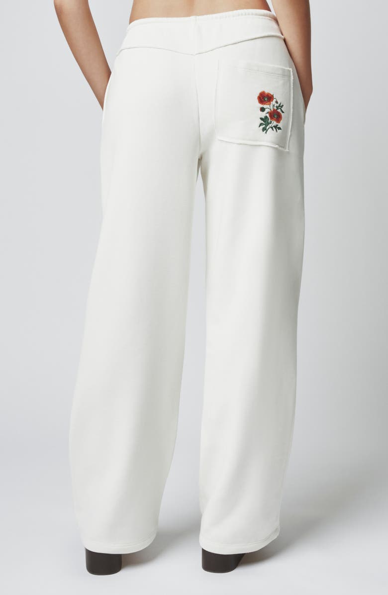 Florence by Mills Seam Detail Wide Leg Lounge Pants, Alternate, color, Jet Stream