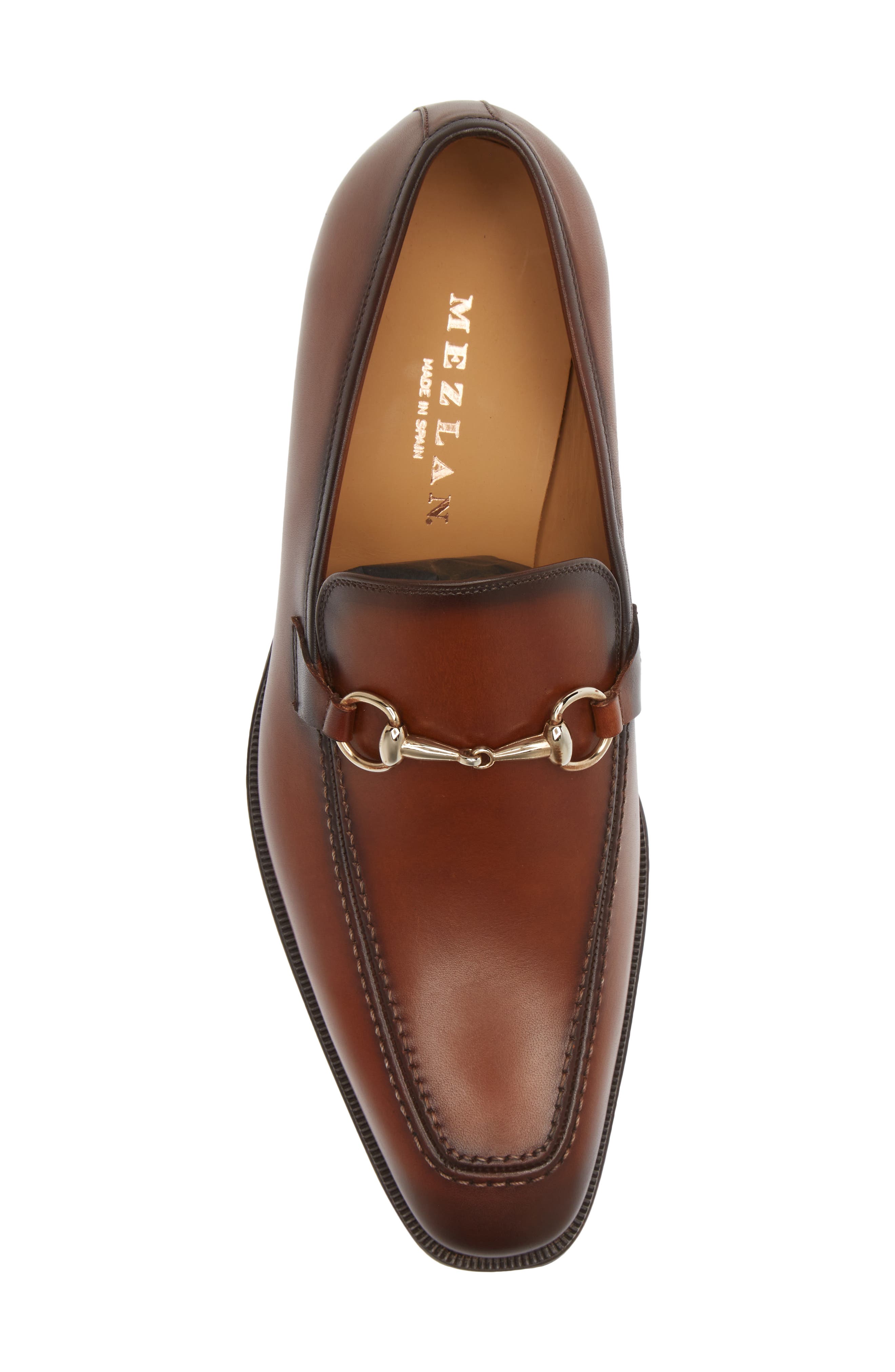 Mezlan 'Tours' Leather Bit Loafer, Alternate, color, 
