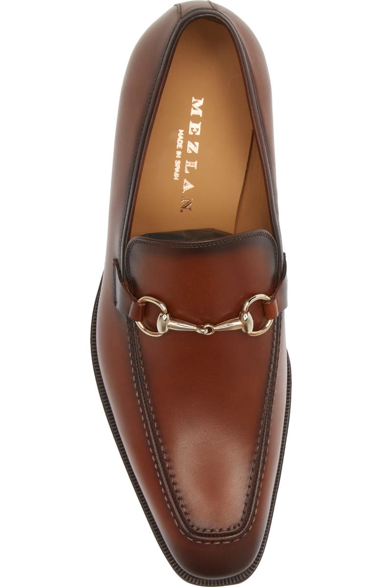 Mezlan 'Tours' Leather Bit Loafer, Alternate, color,
