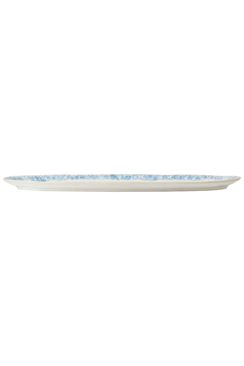 Brisa Oval platter, Alternate, color, Ria blue