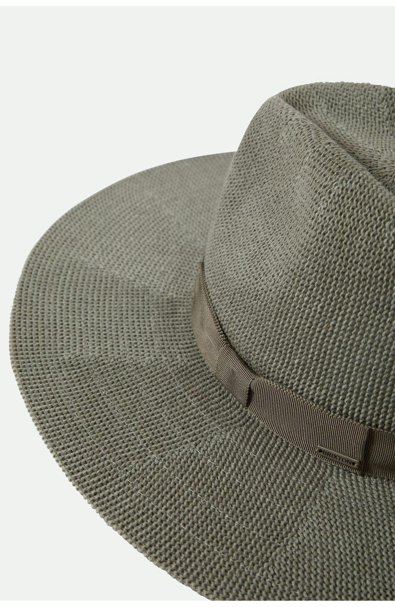 Brixton Lyons Packable Fedora, Alternate, color, Elm
