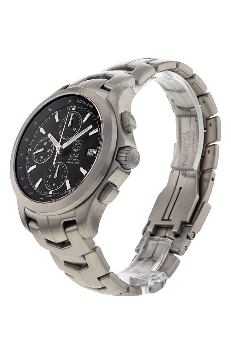 Watchfinder & Co. Tag Heuer Preowned Link Automatic Bracelet Watch, 42mm, Alternate, color, 
