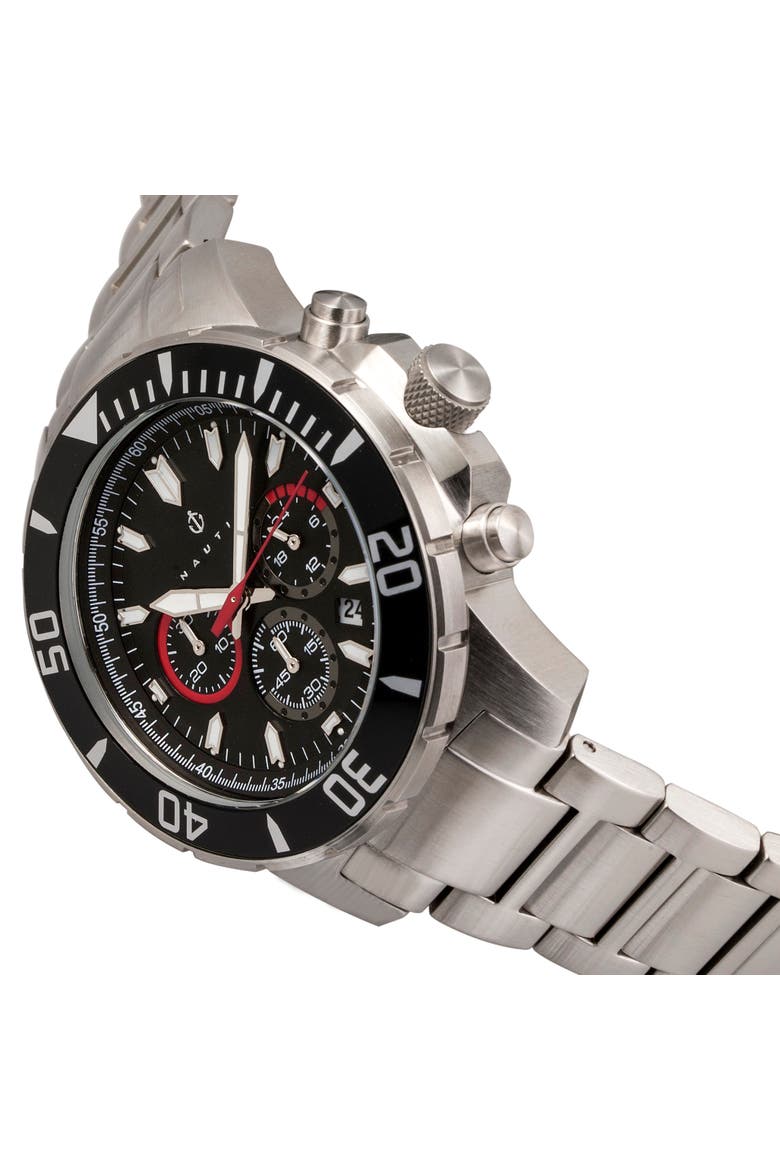 Dive Chrono 500 Chronograph Bracelet Watch, Alternate, color, Black