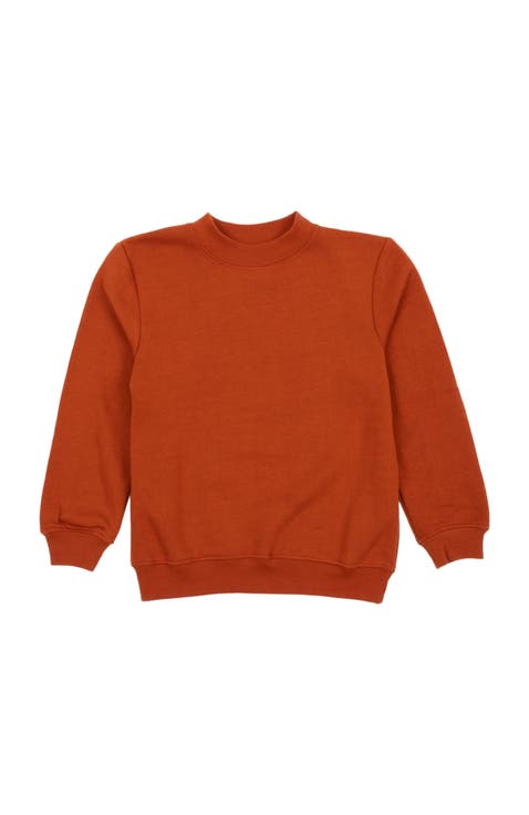 Kids Pullover Sweatshirt, Long Sleeve, Solid Colors