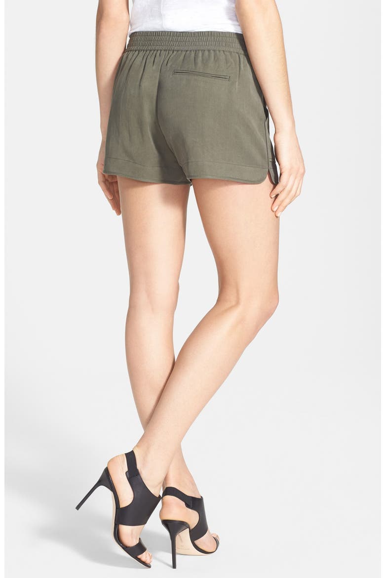 Beso Woven Shorts, Alternate, color, FATIGUE