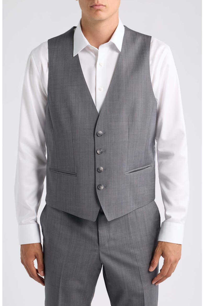 Huge Three-Piece Virgin Wool Suit, Alternate, color, OPEN GREY