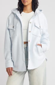 Thread & Supply Hooded Fleece Shacket