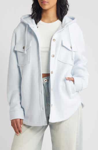Thread & Supply Hooded Fleece Shacket