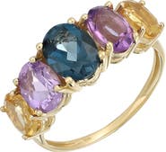 Bony Levy BLC Oval Cut Mixed Stone Ring