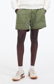 Madewell Fatigue Garment Dyed Cotton Twill Shorts