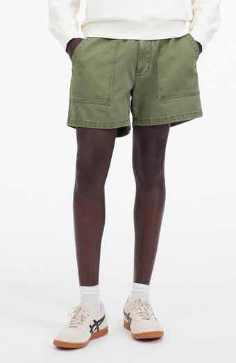 Madewell Fatigue Garment Dyed Cotton Twill Shorts