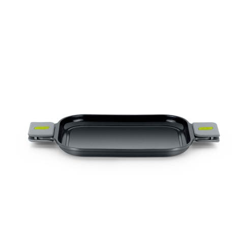 Ceramic Nonstick Griddle with Removable Handles, 12.6 x 9.4-Inch