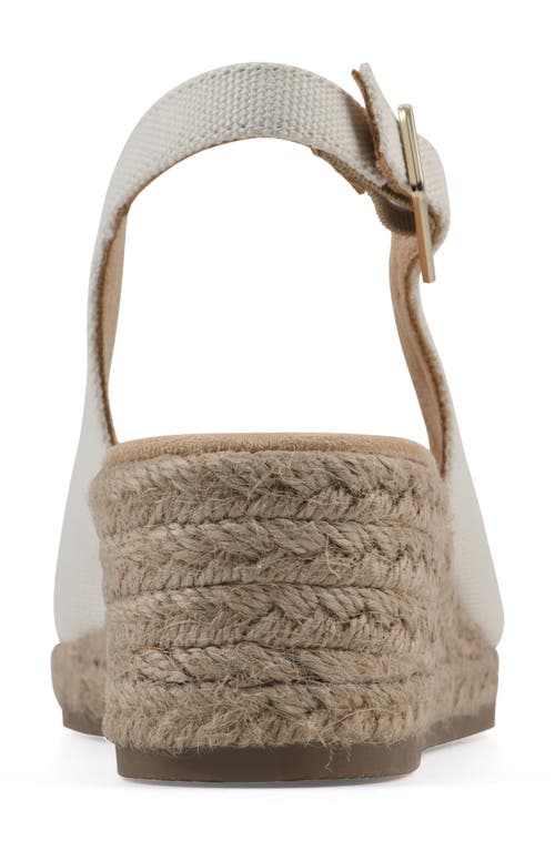WHITE MOUNTAIN FOOTWEAR WHITE MOUNTAIN FOOTWEAR MAIZE SLINGBACK WEDGE SANDAL