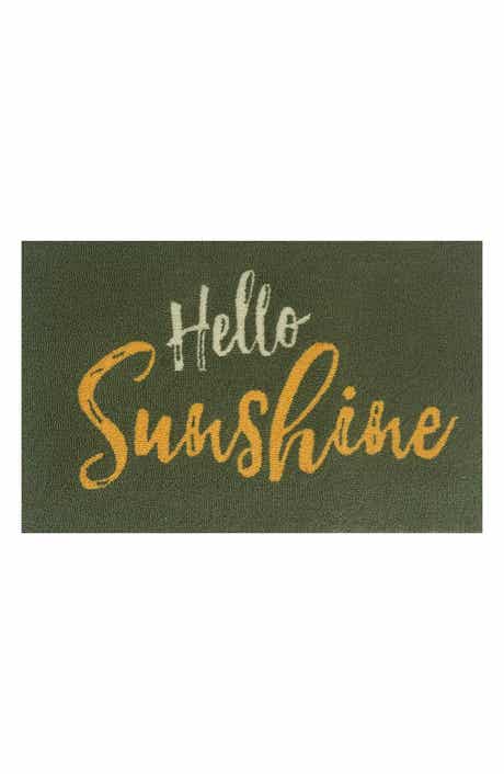 R16 HOME Hello Sunshine Doormat