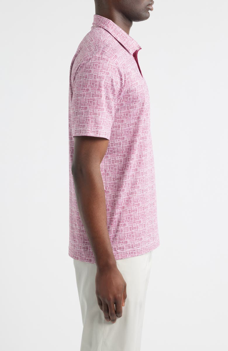 Swannies Viva Performance Golf Polo, Alternate, color, Berry