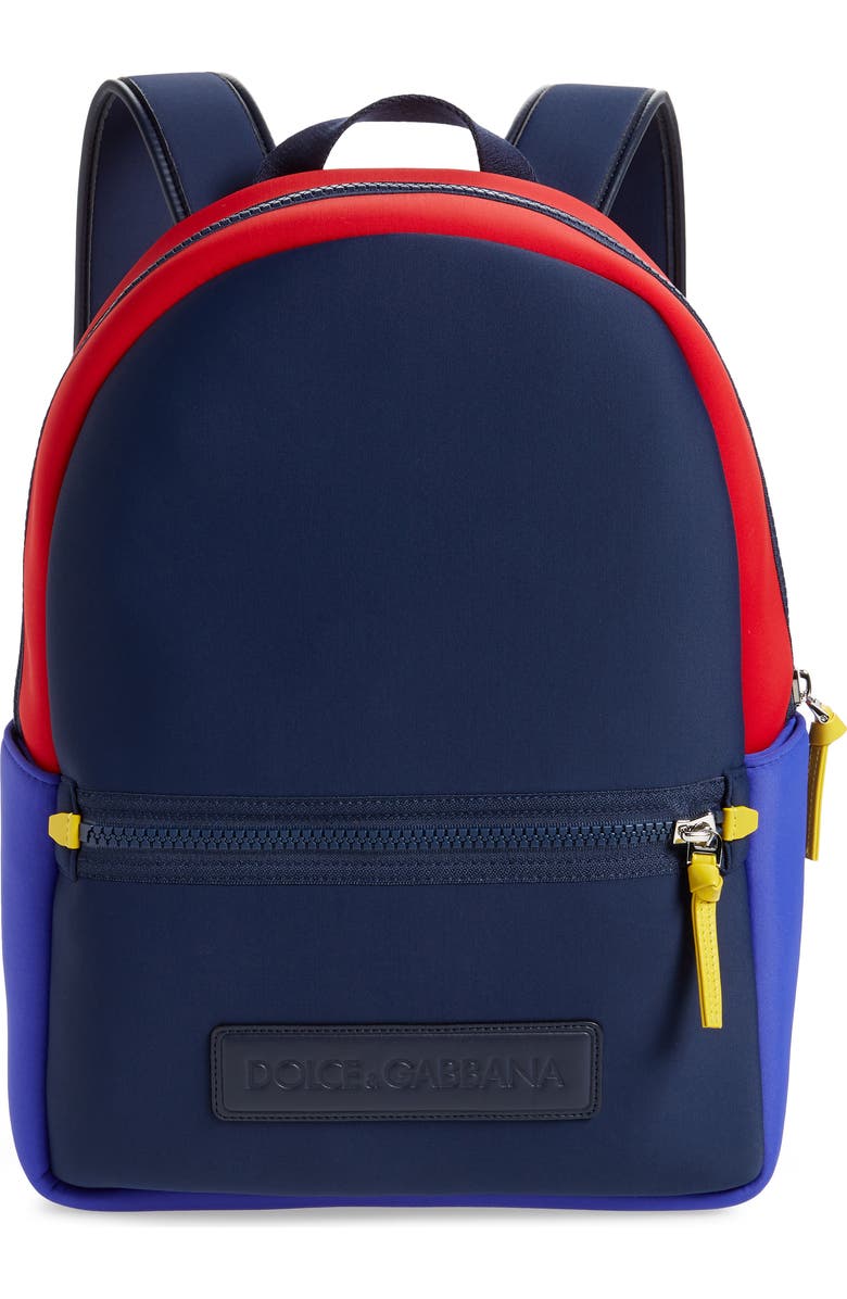 Dolce&Gabbana Neoprene Backpack, Main, color,