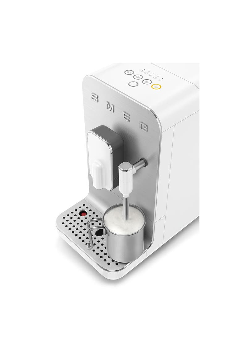 Fully Automatic Coffee Machine with Steamer, Alternate, color, MATTE WHITE