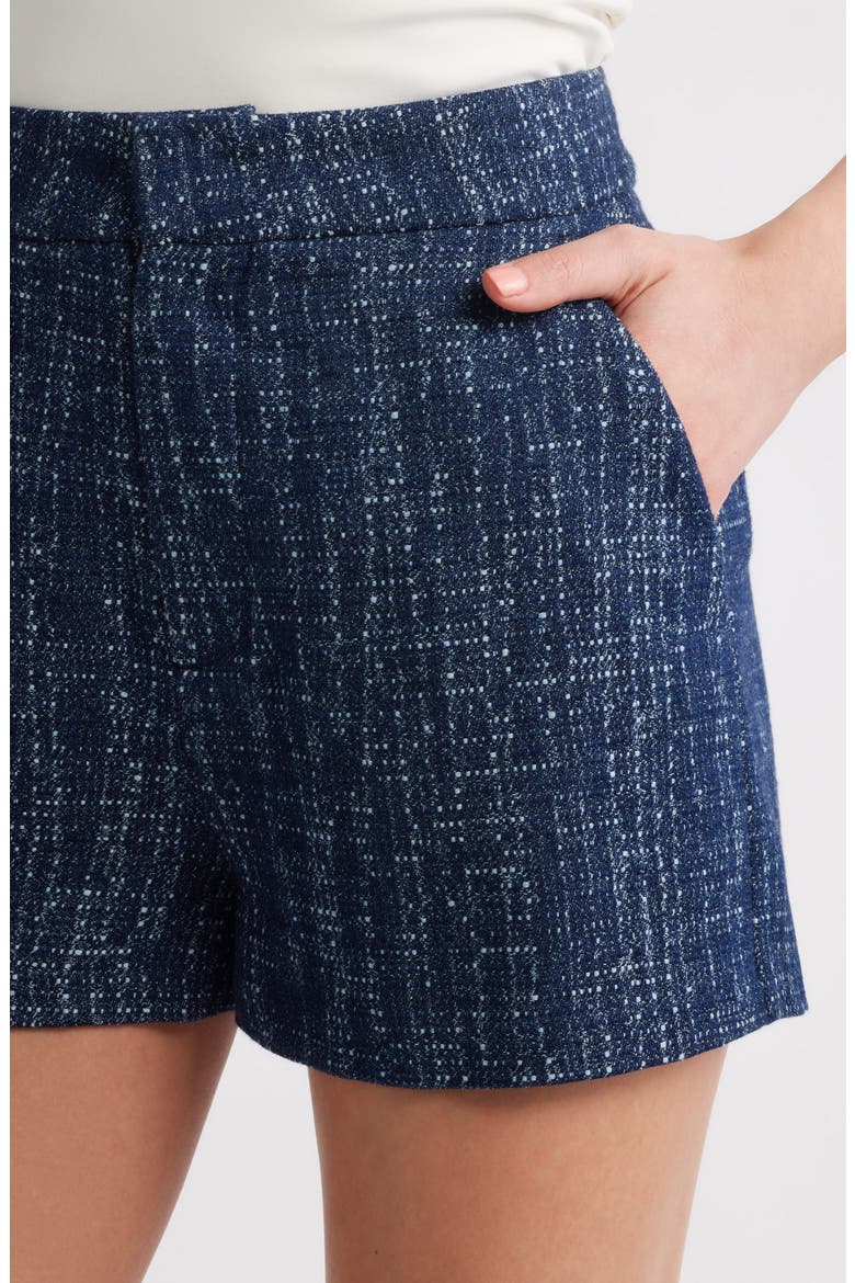 The Tweed Cotton Shorts, Alternate, color, INDIGO