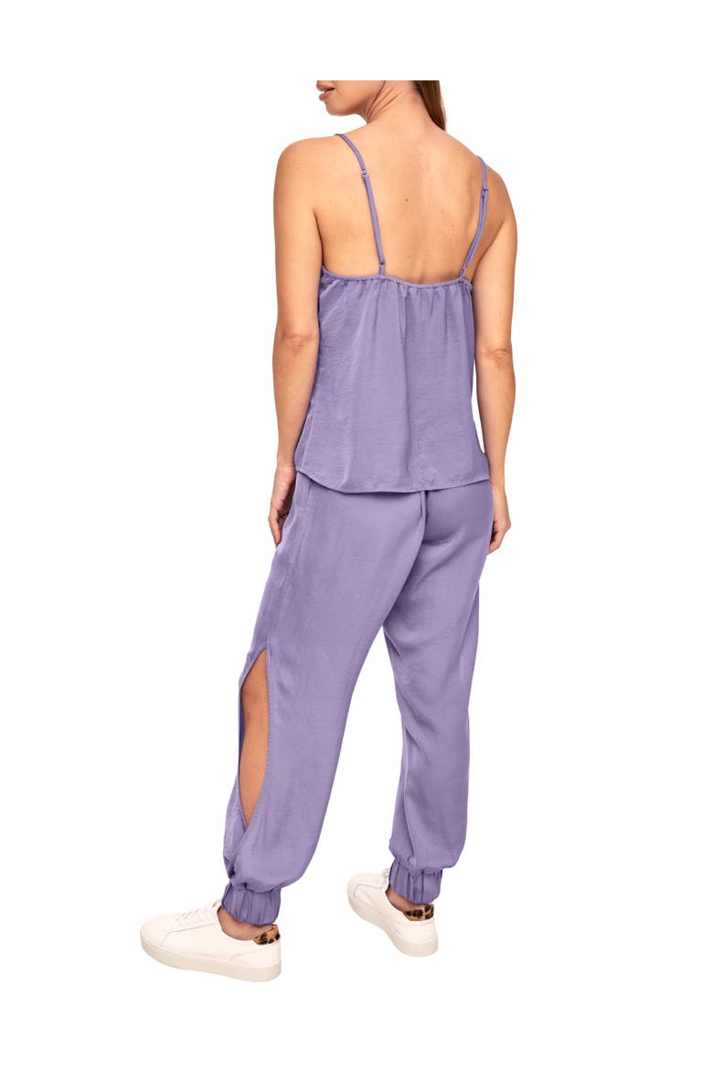Bethany Tank & Jogger Loungewear Set, Alternate, color, Dark purple